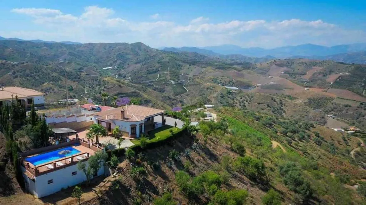 Casa Mirador Las Claras Con Piscina Privada Jardin Iznate 0*,
